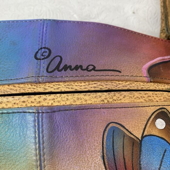 Anuschka Hand Painted Leather Shoulder Bag - Picture 14 of 16
